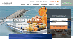 Desktop Screenshot of hotelcalipolis.com