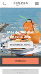 Mobile Screenshot of hotelcalipolis.com